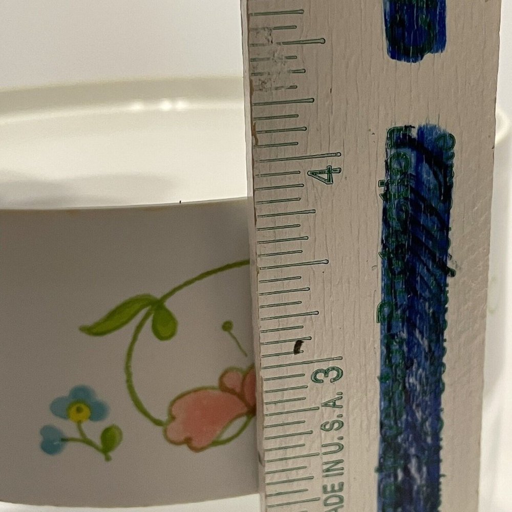 Vtg Corningware PYREX Canisters Wildflower Clear See n Store USA Flower Storage - Picture 8 of 9